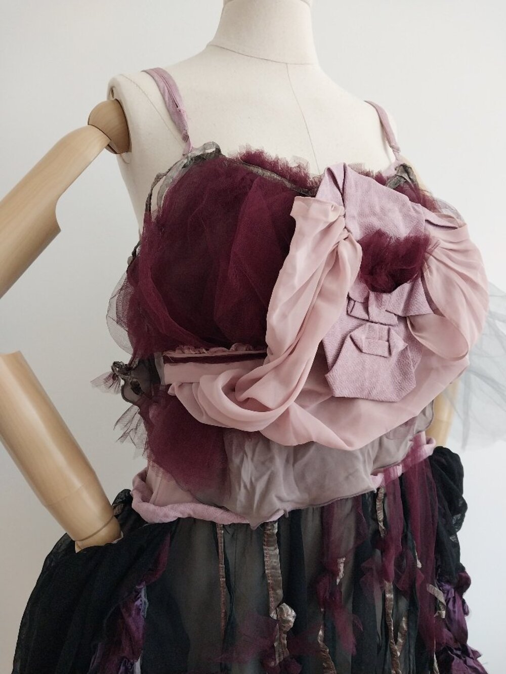 Origami Face Slip Dress